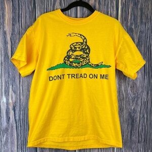 Woman’s Don’t Tread On Me Orange Shirt- Size Medium